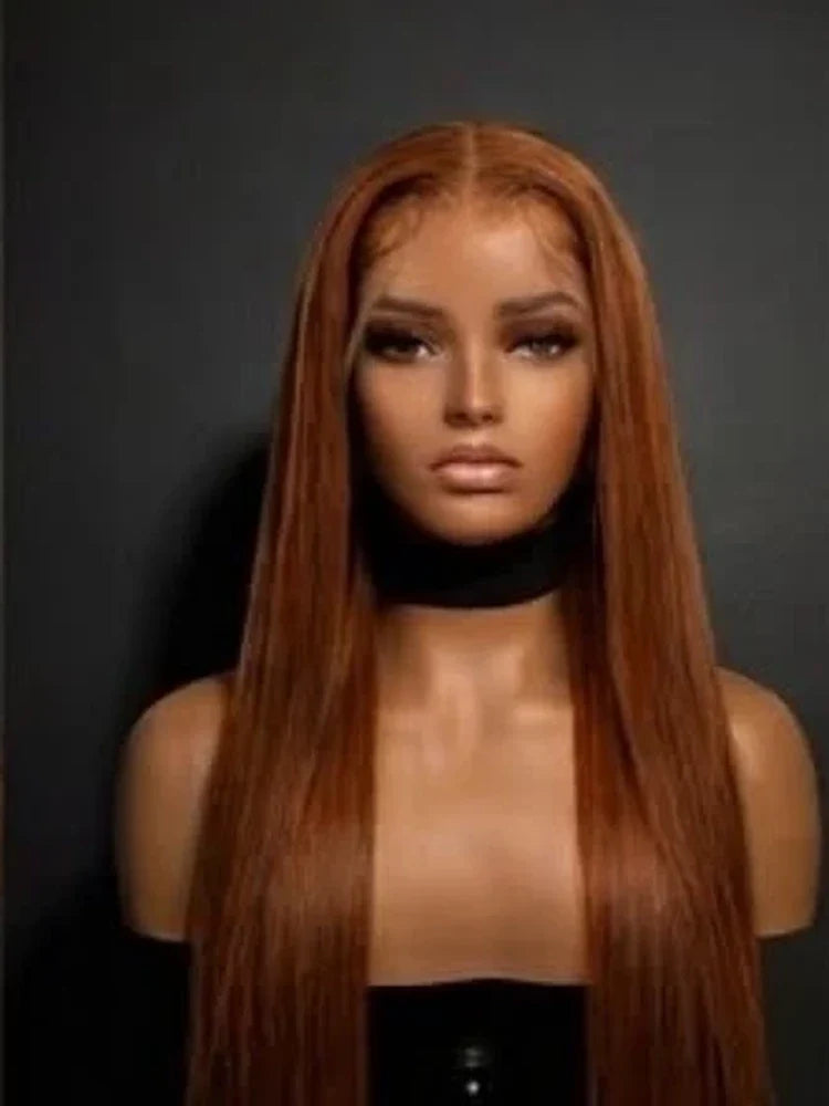 Auburn Straight Wig